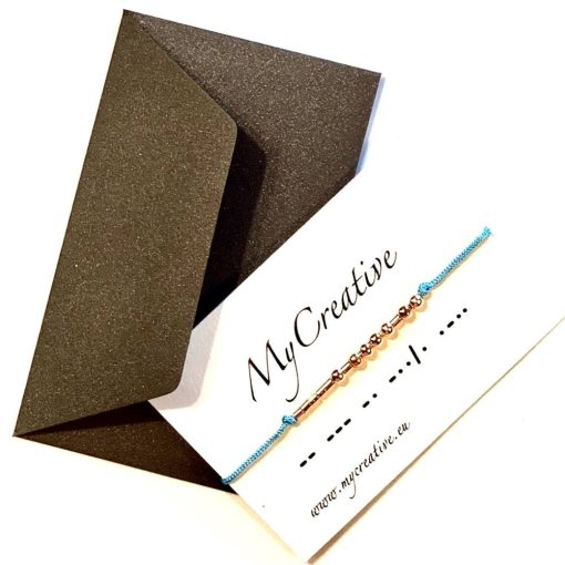 Morze kód karkötő