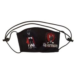 doberman kutyás nyakba akasztható szájmaszk